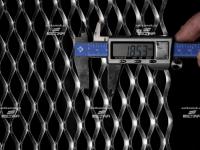 Сетка ОЦ ЦПВС/ПВЛ 40х17 мм (толщ 1 мм, шаг 4 мм) – лист 1000х2000 мм