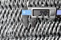 Сетка ОЦ ЦПВС/ПВЛ 18x7 мм со "сбитой" ячейкой "Волна" (толщ 1,5 мм, шаг 3 мм) – лист 1000х2000 мм